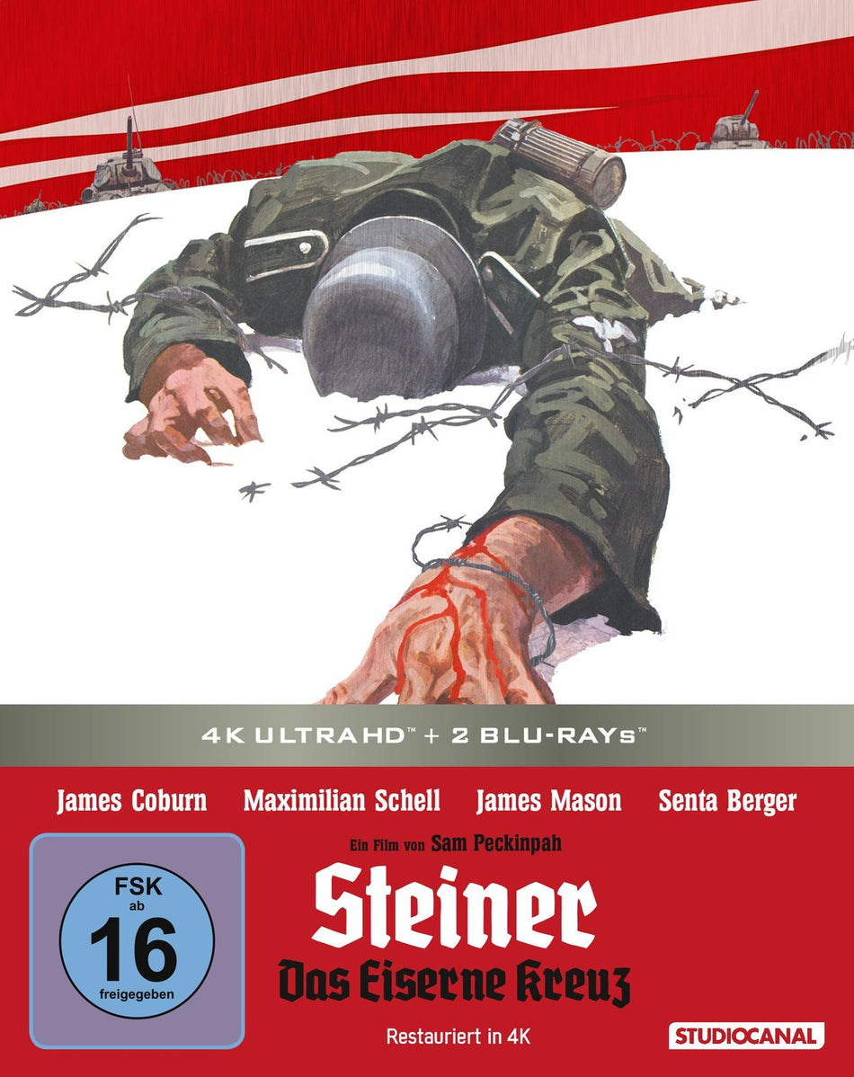Steiner - Das Eiserne Kreuz - Limited Steelbook Edition (4K Ultra HD + 2 Blu-rays)