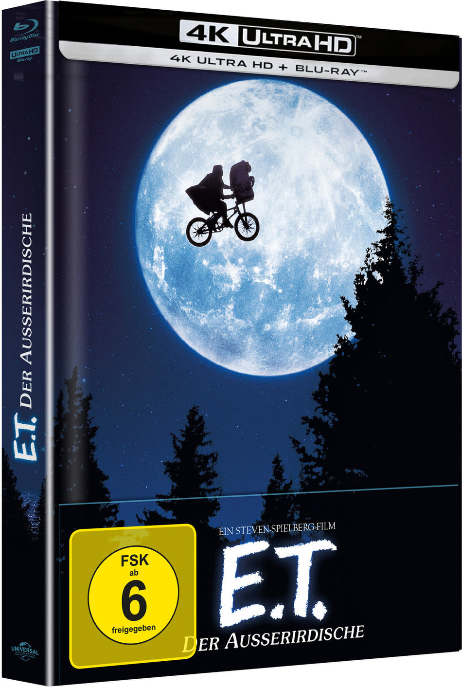 E.T. - Der Außerirdische - Limitiertes Mediabook Cover B  (4K Ultra HD) (+ Blu-ray)