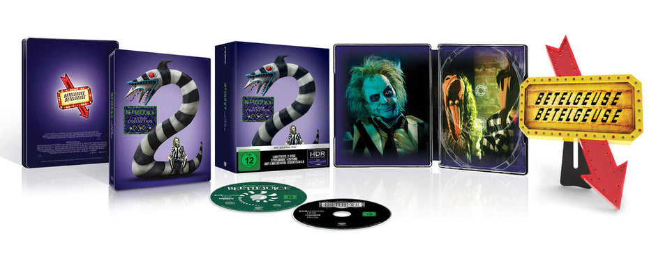 Beetlejuice 2-Movie - Steelbook - Limited Collector's Edition  (2 4K Ultra HDs)