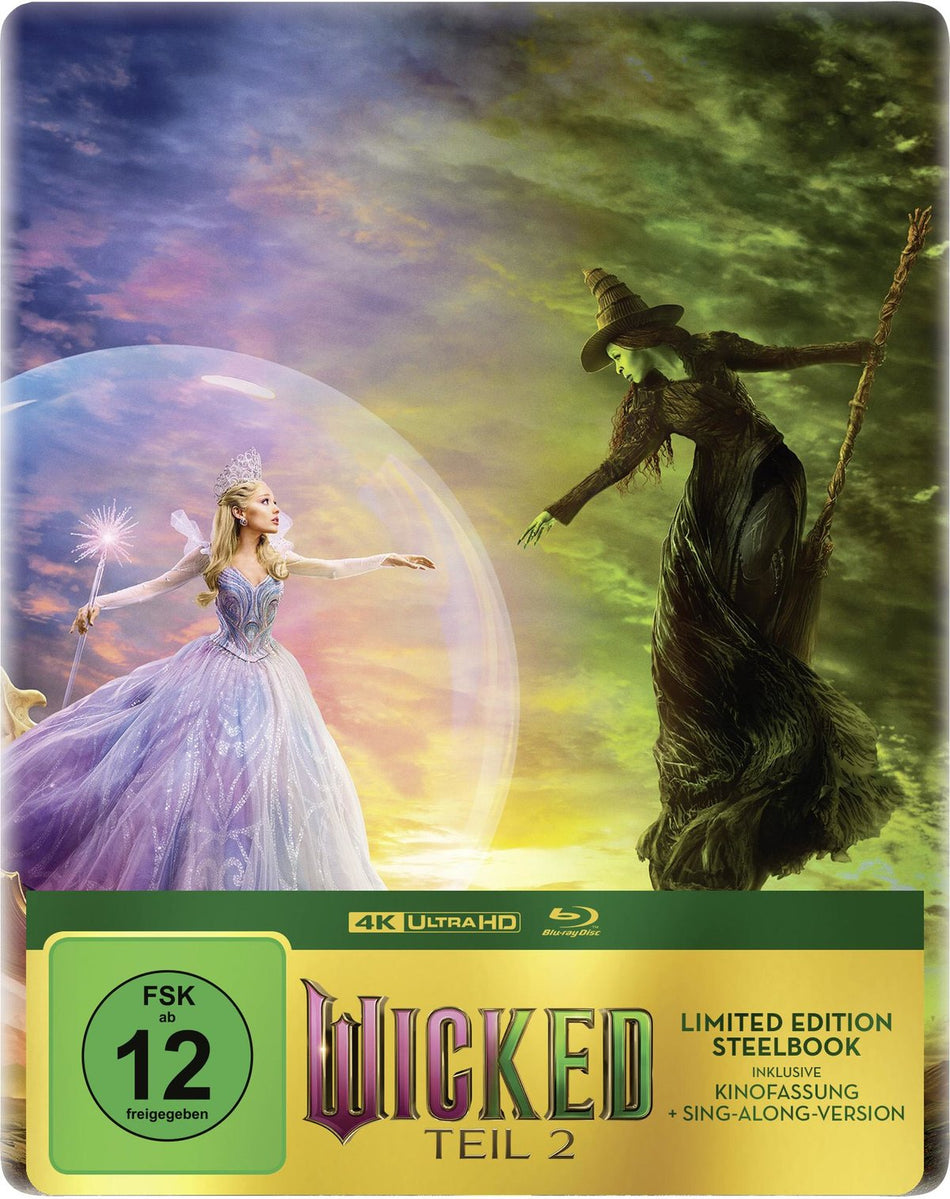 Wicked: Teil 2 - Limitiertes Steelbook A  (4K Ultra HD) (+ Blu-ray)