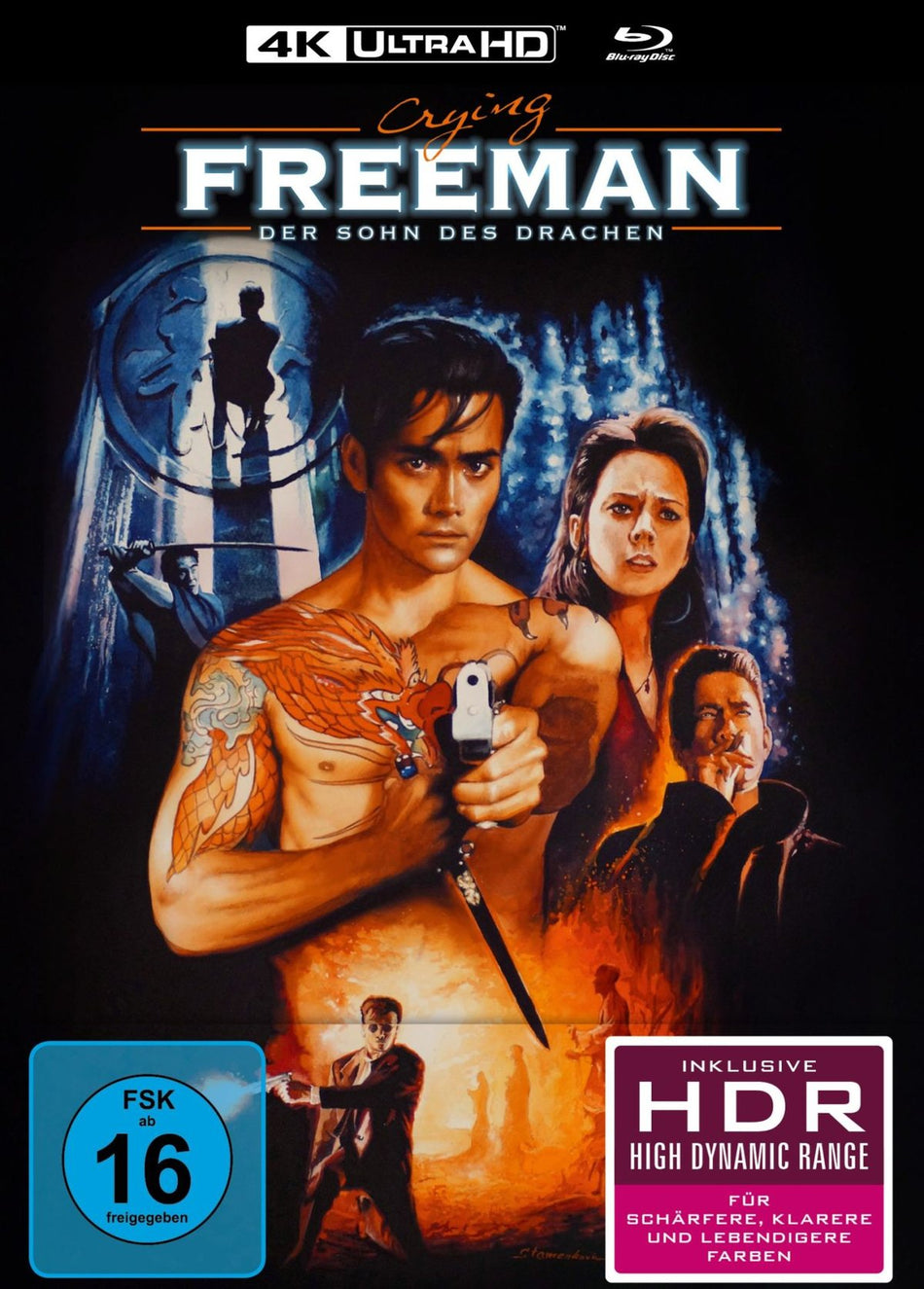 Crying Freeman - Der Sohn des Drachen - Mediabook - 2-Disc Limited Collector's Edition  (4K Ultra HD) (+ Blu-ray)
