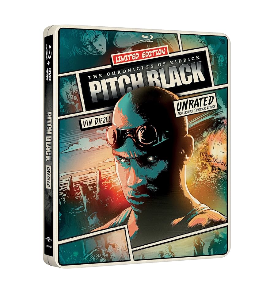 The Chronicles of Riddick: Pitch Black Reel Heroes Blu-ray SteelBook (Region Free)