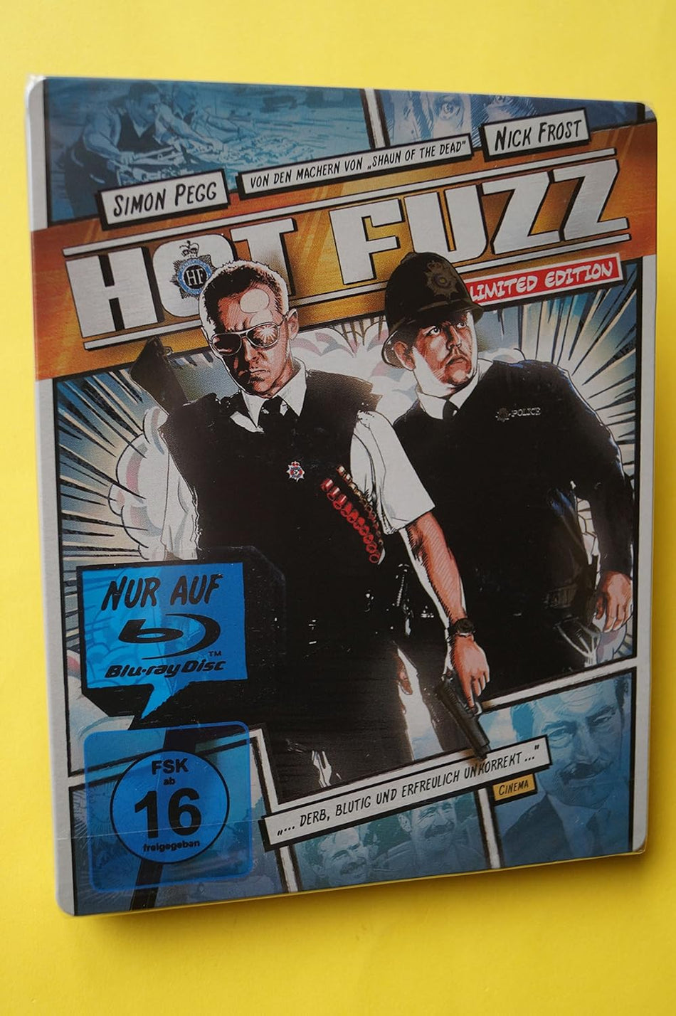 Hot Fuzz - Reel Heroes Limited Steelbook Edition [Blu-ray]
